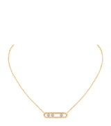 Harrods Messika Move Classique Yellow Gold and Diamond Necklace (0.30ct)- Buy online at McGrocer