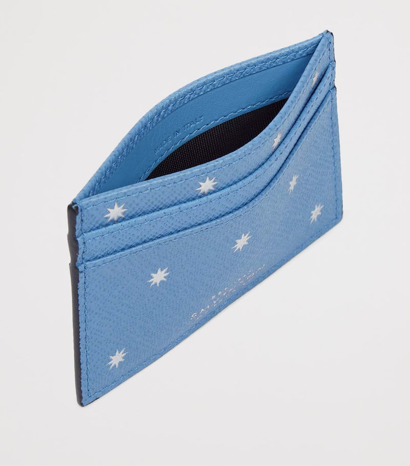 Smythson Panama Leather Stars card holder - British product