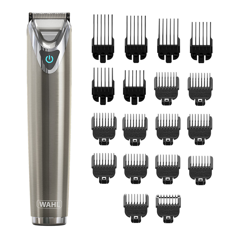 Wahl stainless steel beard trimmer cordless, UK version