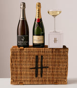 Harrods Harrods Champagne Duo Hamper Champagne Gift Hamper- Buy online at McGrocer