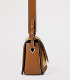 Aspinal of London Ella cross-body bag leather raffia - British product