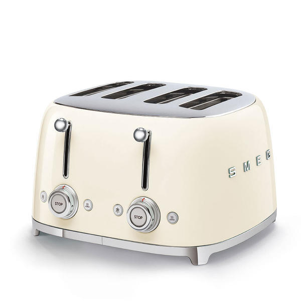 Smeg cream retro toaster 4-slice, UK version
