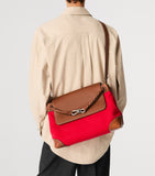 Bottega Veneta large canvas Andiamo messenger bag, imported from the UK