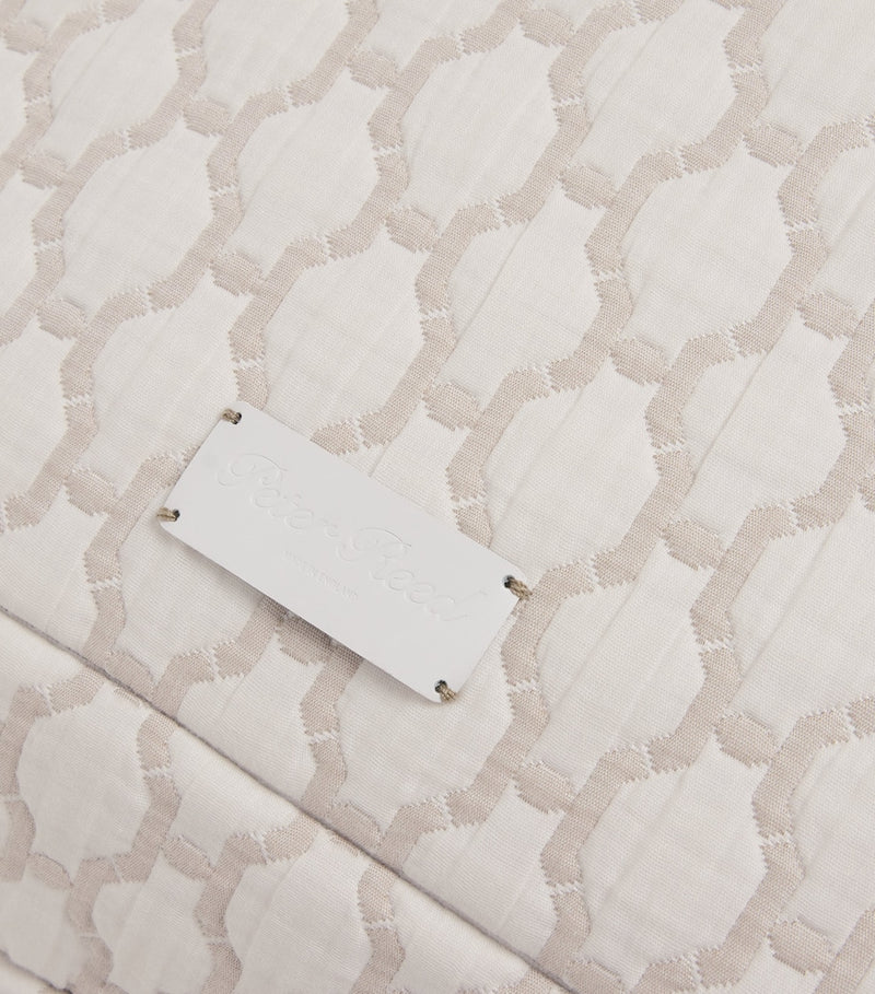 Peter Reed Piped Riyad cushion 50cm x 50cm, imported from the UK