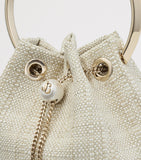 Jimmy Choo Bon Bon woven top-handle bag - British product