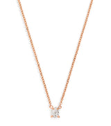 Harrods Harrods Rose Gold and Diamond Pendant Necklace 0.25ct- Buy online at McGrocer
