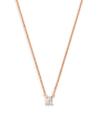 Harrods rose gold diamond pendant necklace 0.25ct - British product
