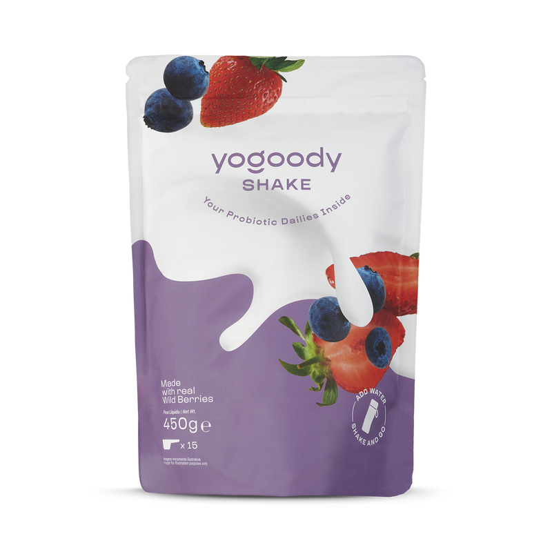 Yogoody probiotic shake wild berries 450g, imported from the UK