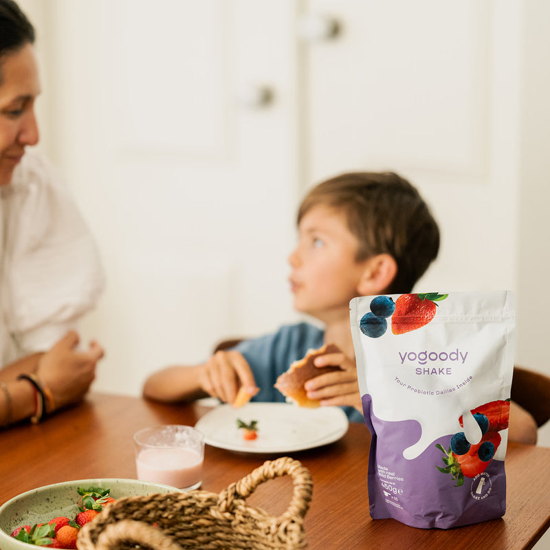 Yogoody probiotic shake wild berries 450g, imported from the UK