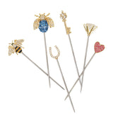 Harrods Joanna Buchanan Wedding Cocktail Picks (Set of 6)- Buy online at McGrocer