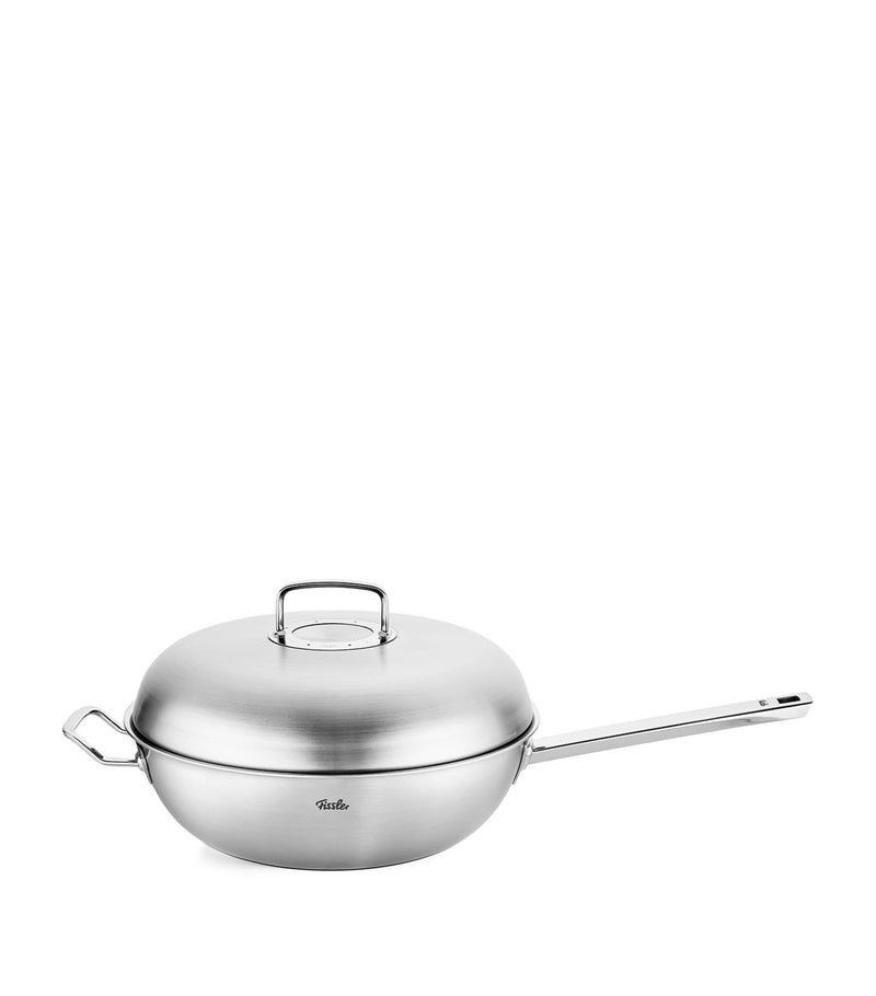 Fissler Handled-Wok with Lid 32cm - British product