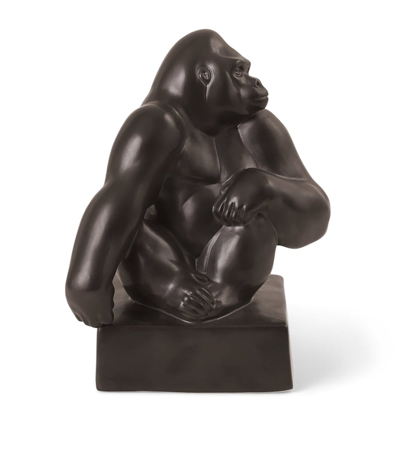 Royal Copenhagen porcelain gorilla figurine 20cm, UK version
