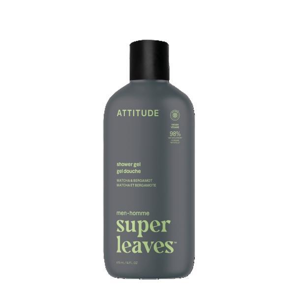 Attitude shower gel Matcha Bergamot 414ml, imported from the UK