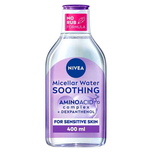 NIVEA Soothing Micellar Water for Sensitive Skin, 400ml face & body skincare Boots   