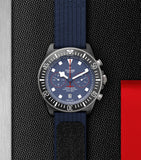 TUDOR Pelagos FXD chronograph watch carbon composite 43mm (British brand)
