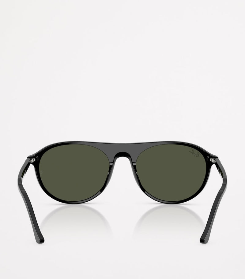 Ray-Ban RB2215 rounded square sunglasses acetate, imported from the UK