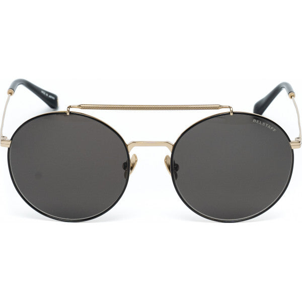 Belstaff Statham Dorado 54 sunglasses titanium frame black, imported from the UK