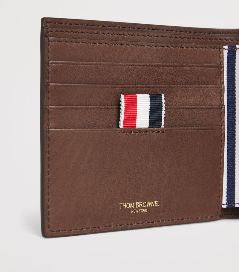 Thom Browne bifold leather wallet, UK version