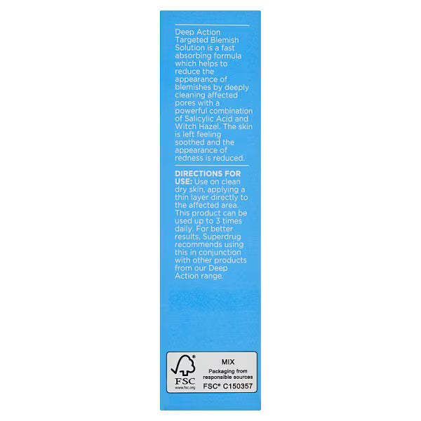 Superdrug Deep Action Targeted Spot Treatment Gel - British product