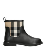 Burberry Kids Leather Sidney Ankle Boots