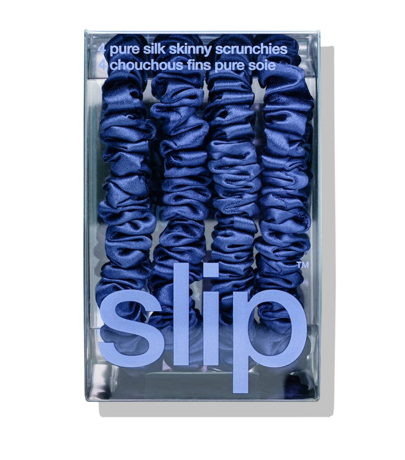 Slip pure silk skinny scrunchies set of 4, UK version