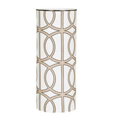 Harrods O.W.London Tall Bone China Loop Vase 22.5cm- Buy online at McGrocer