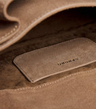 Sandro Paris Le Mambo cross-body bag in suede, imported from the UK