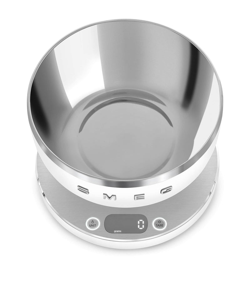 Smeg rechargeable digital kitchen scales (British brand)