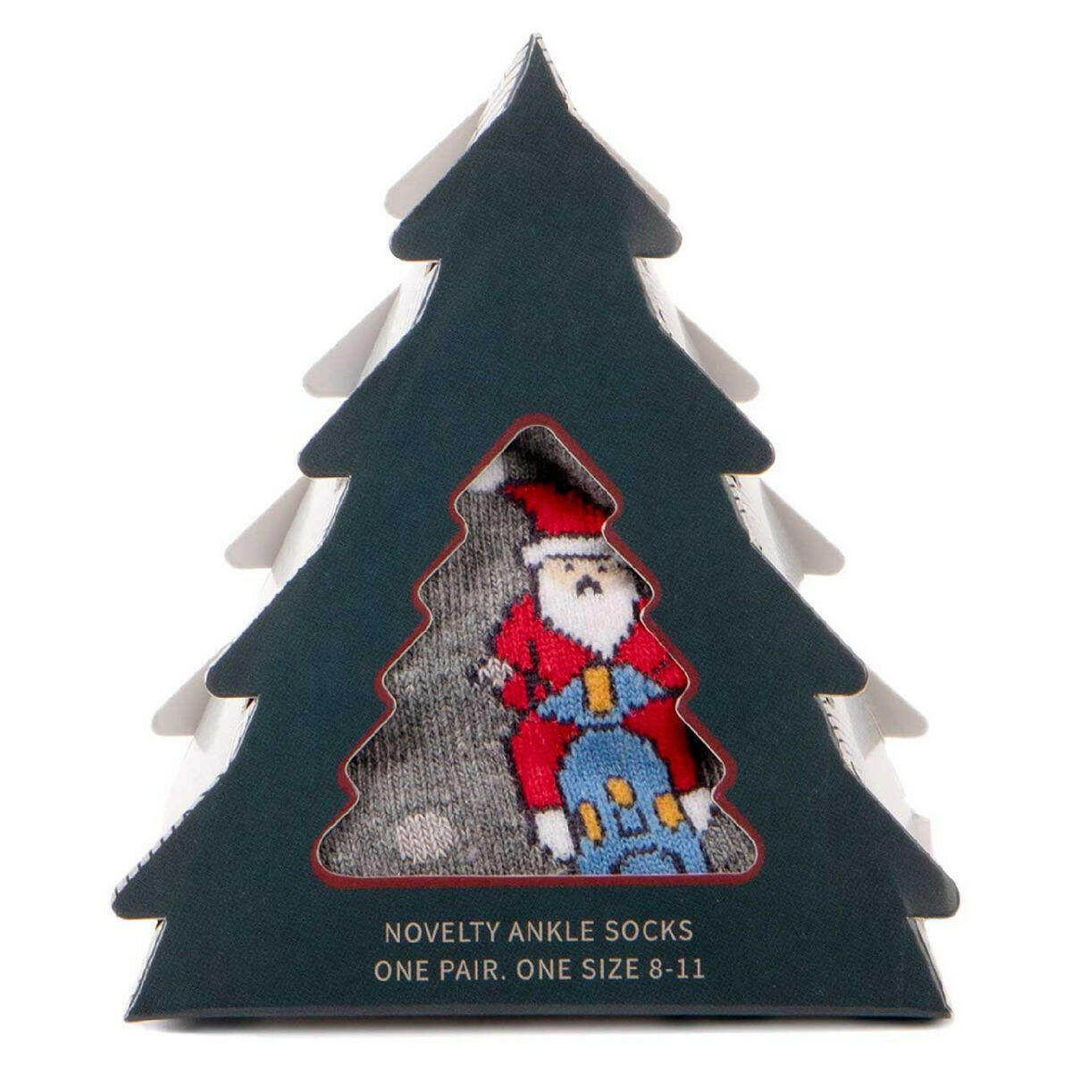 Threads by Totes Scooter Riding Santa Ankle Sock GOODS Boots