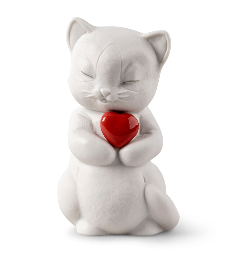 Lladró Whiskers Playful Kitten porcelain figurine (British brand)