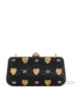 Harrods Valentino Garavani Embellished Minaudiere Clutch Bag- Buy online at McGrocer