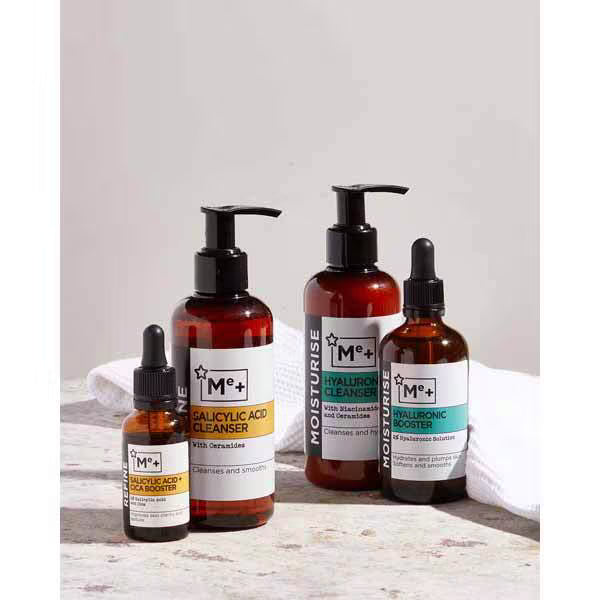 Me+ Hyaluronic & Niacinamide Cleanser 200ml, imported from the UK