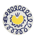 Gien Archipel dessert plates 23cm set of 6 - British product
