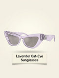 Burberry purple cat's eye sunglasses (British brand)