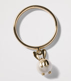 Miu Miu pearlised bunny pendant necklace, imported from the UK