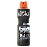Superdrug L'Oreal Paris Men Expert Carbon Protect 5-in-1 Deodorant Spray 250ml- Buy online at McGrocer