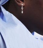 Anita Ko Vivi drop earrings in rose gold and diamonds (British brand)