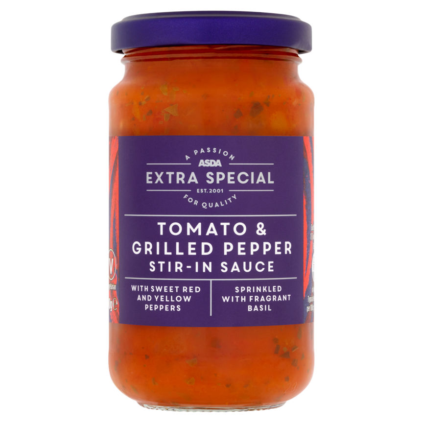 ASDA Extra Special Tomato & Grilled Pepper Stir-In Pasta Sauce - McGrocer