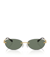 Harrods Michael Kors Manchester Oval Rimless Sunglasses- Buy online at McGrocer