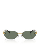 Michael Kors Manchester oval sunglasses with gold accents - British product