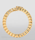 Sophie Bille Brahe gold and diamond 'I' initial ring, UK version