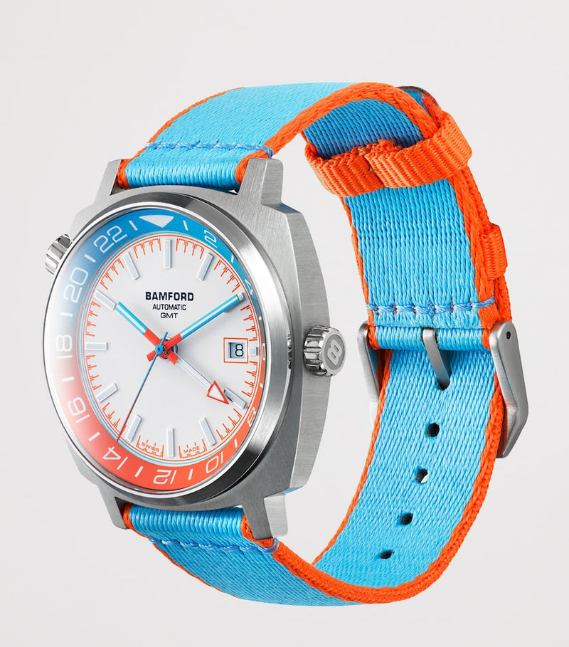 Bamford London GMT Summer watch 40mm stainless steel (British brand)
