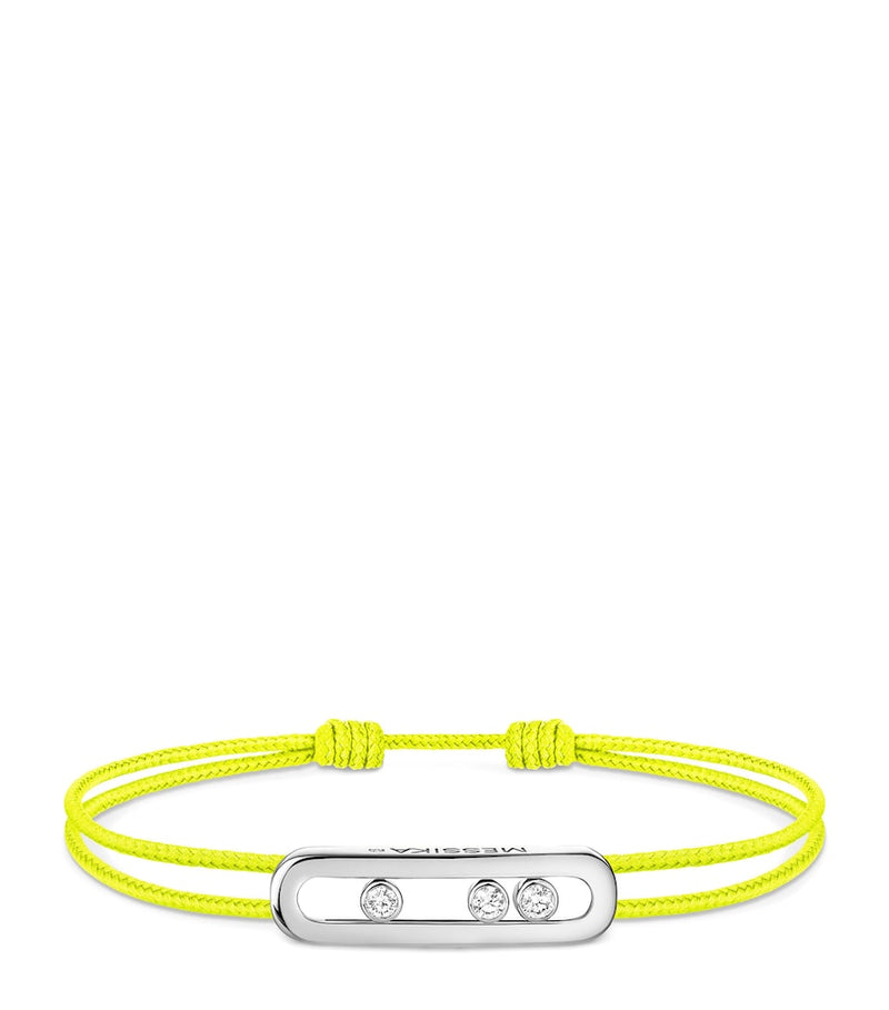 Messika Care(s) white gold diamond bracelet 0.09ct - British product