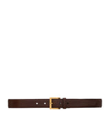 Harrods Saint Laurent Calfskin Vadim Belt- Buy online at McGrocer