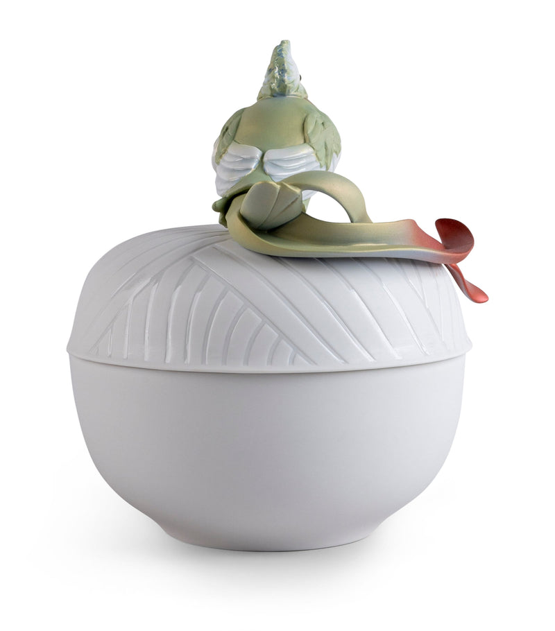 Lladró porcelain quetzal box, UK version