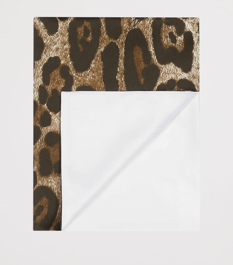 Dolce & Gabbana Casa leopard print pillowcases 50cm x 80cm - British product
