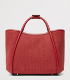Max Mara Marine top-handle bag in raffia blend (British brand)