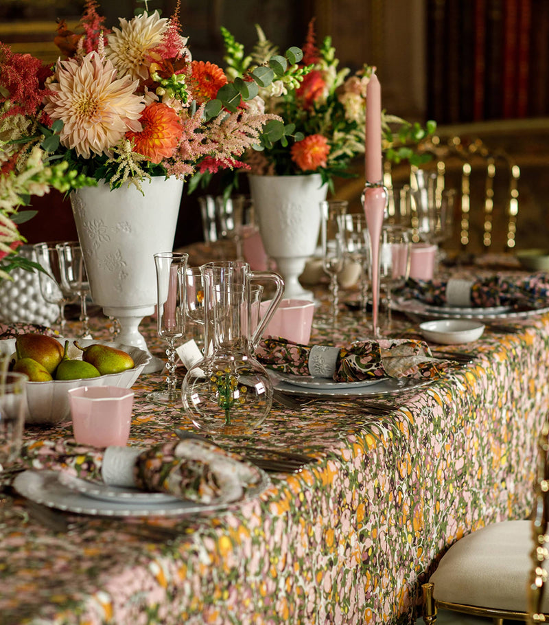 Summerill & Bishop Linen Marble Tablecloth 165cm x 380cm (British brand)