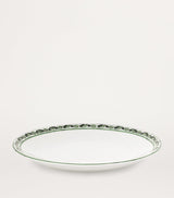 Harrods Set of 2 Soup Plates in Verde Maiolica Porcelain, 20cm Diameter- Buy online at McGrocer