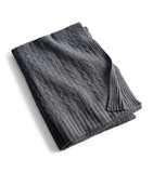Ralph Lauren cashmere cable-knit throw 60cm x 60cm, imported from the UK